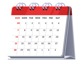 Illustration of calendar